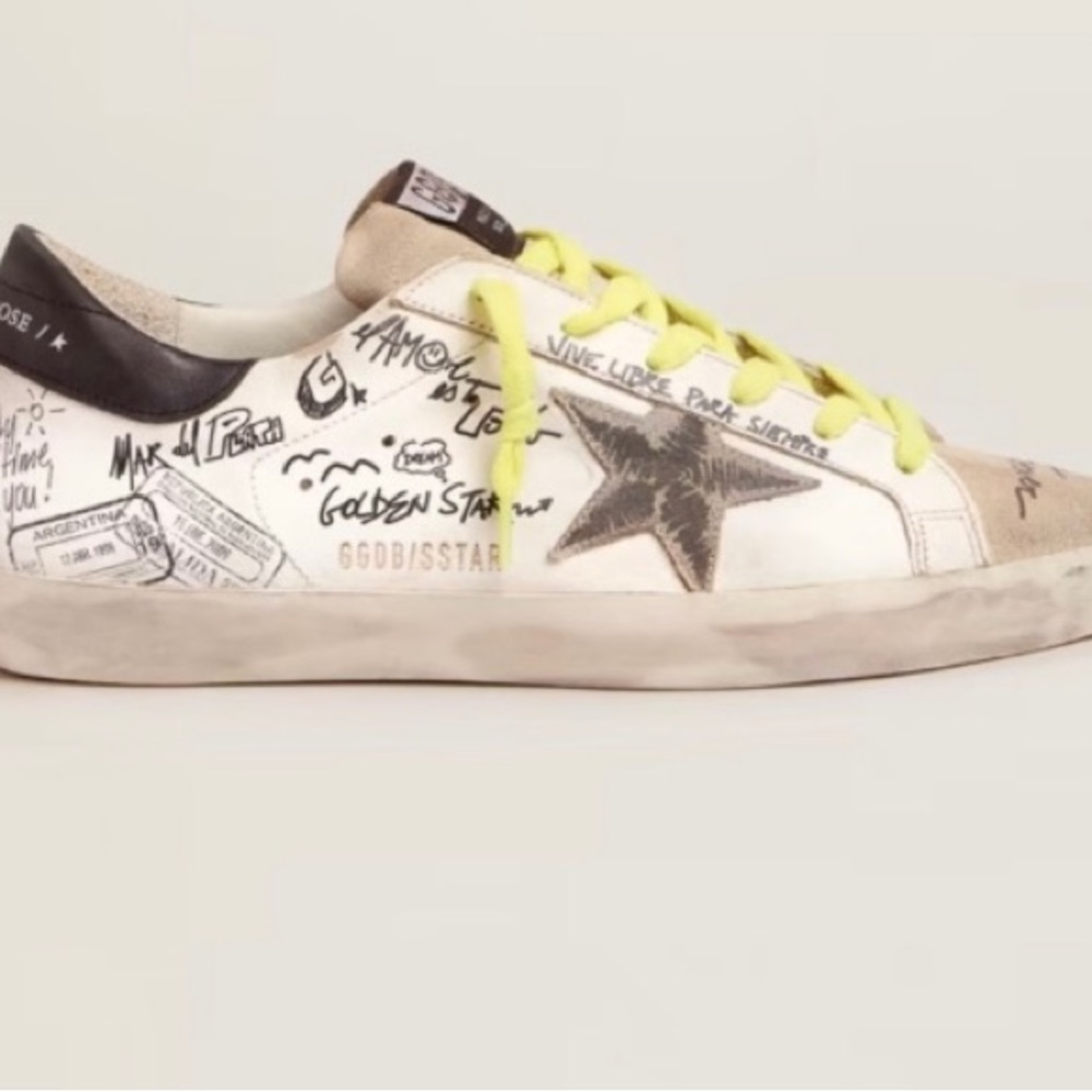AUTHENTIC GOLDEN GOOSE SUPER -STAR SNEAKERS